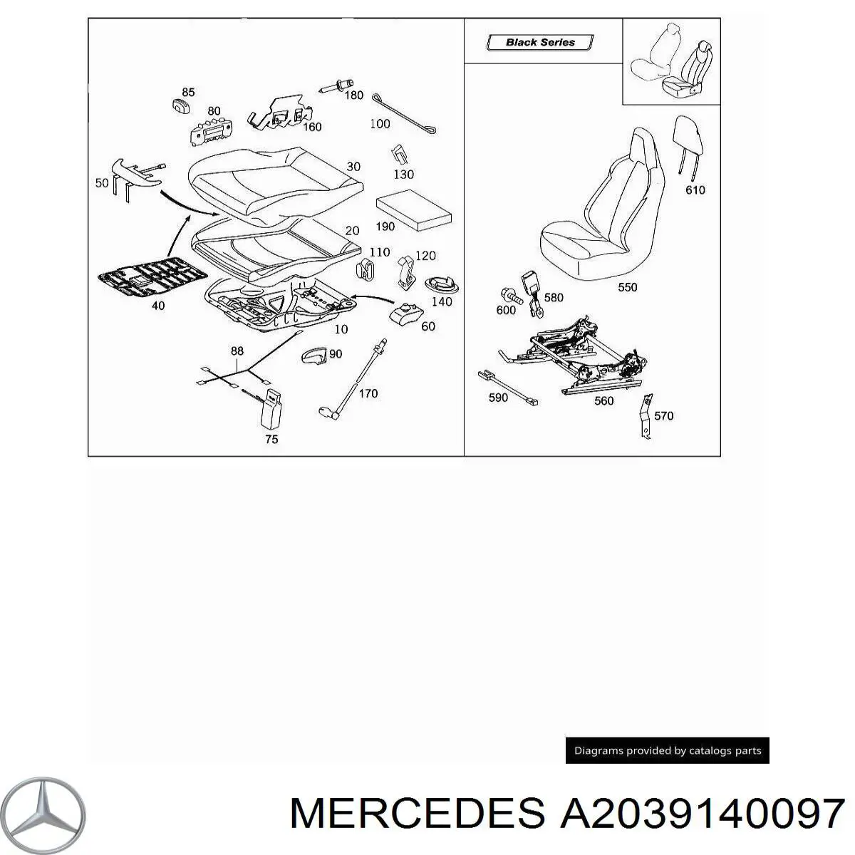 A2039140097 Mercedes 