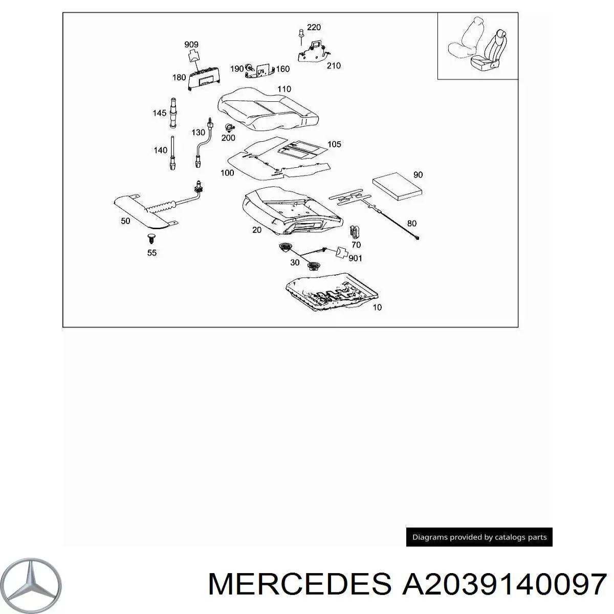  A2039140097 Mercedes