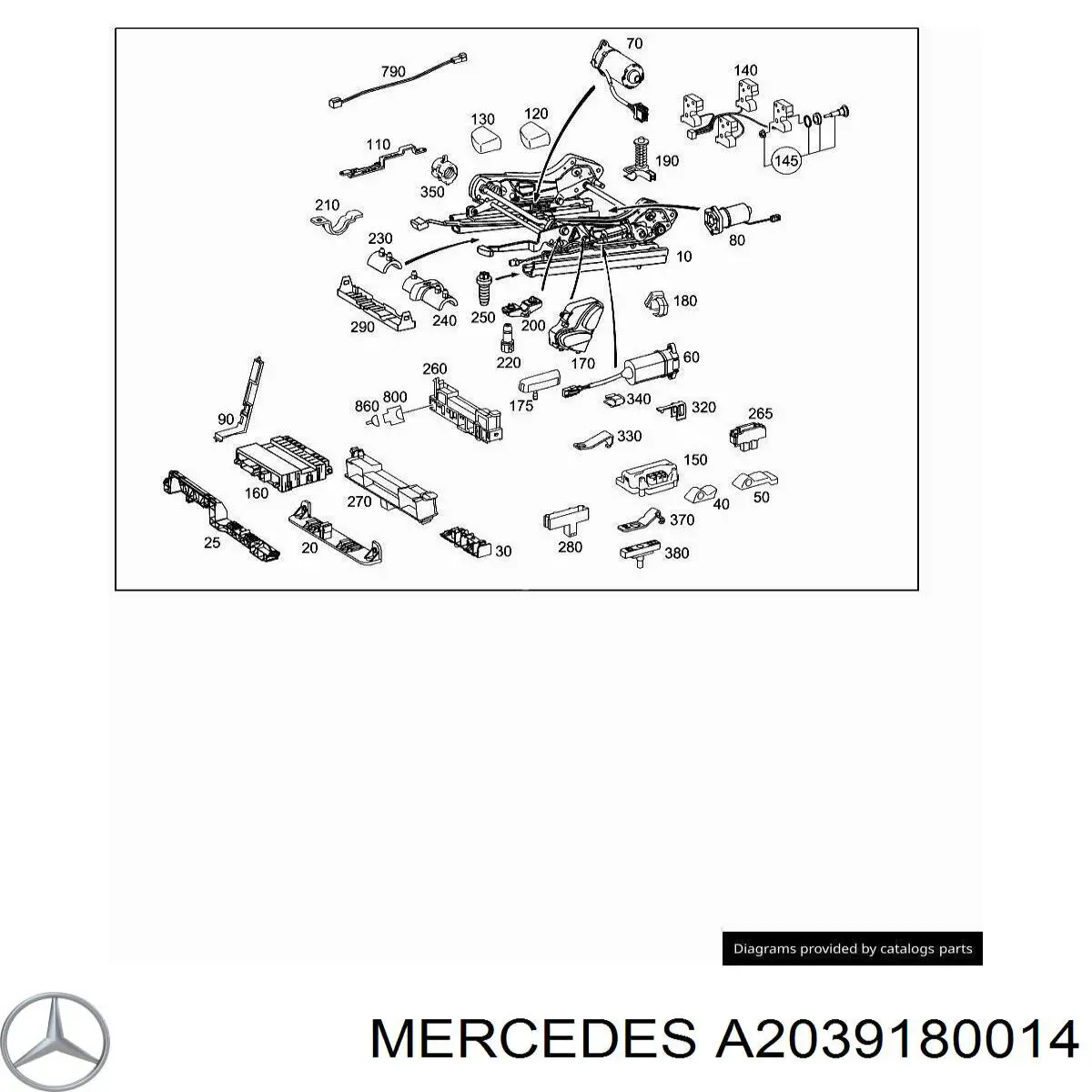 A2039180014 Mercedes 