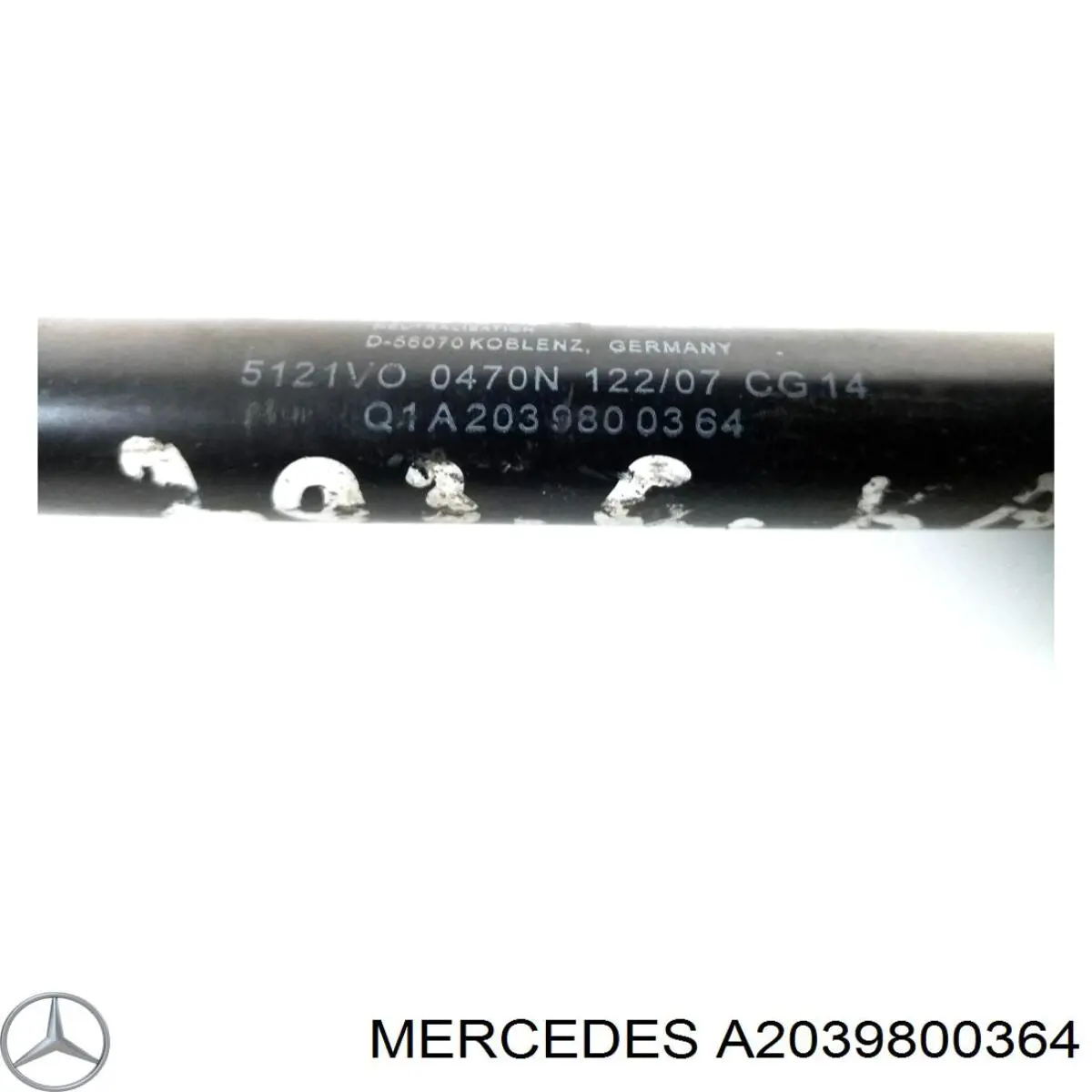 A2039800364 Mercedes Амортизатор крышки багажника