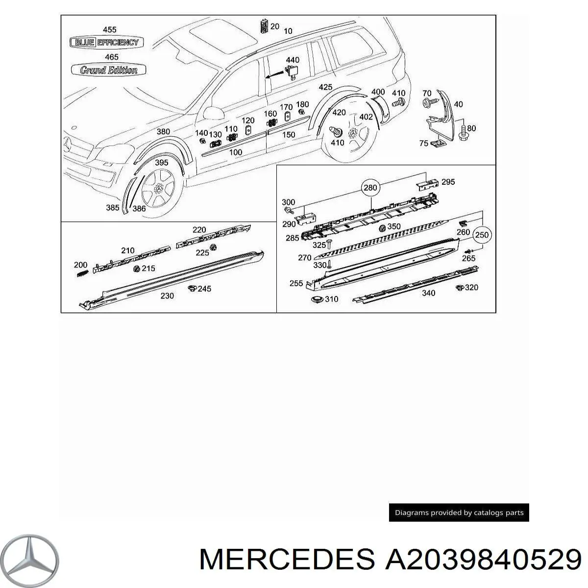 A2039840529 Mercedes