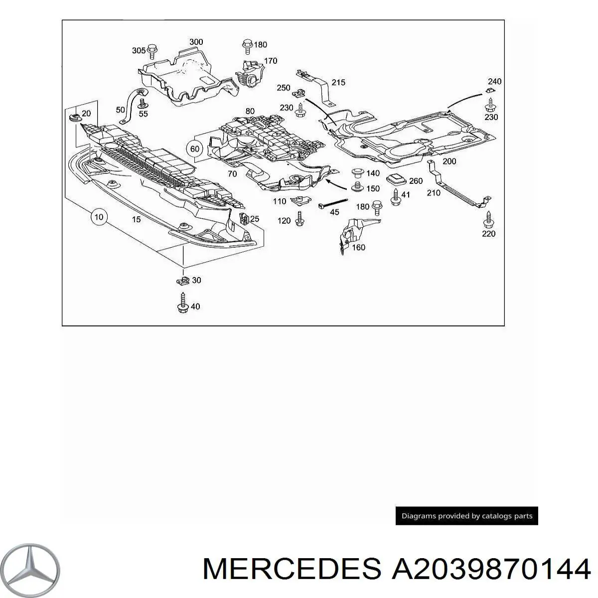 A2039870144 Mercedes 