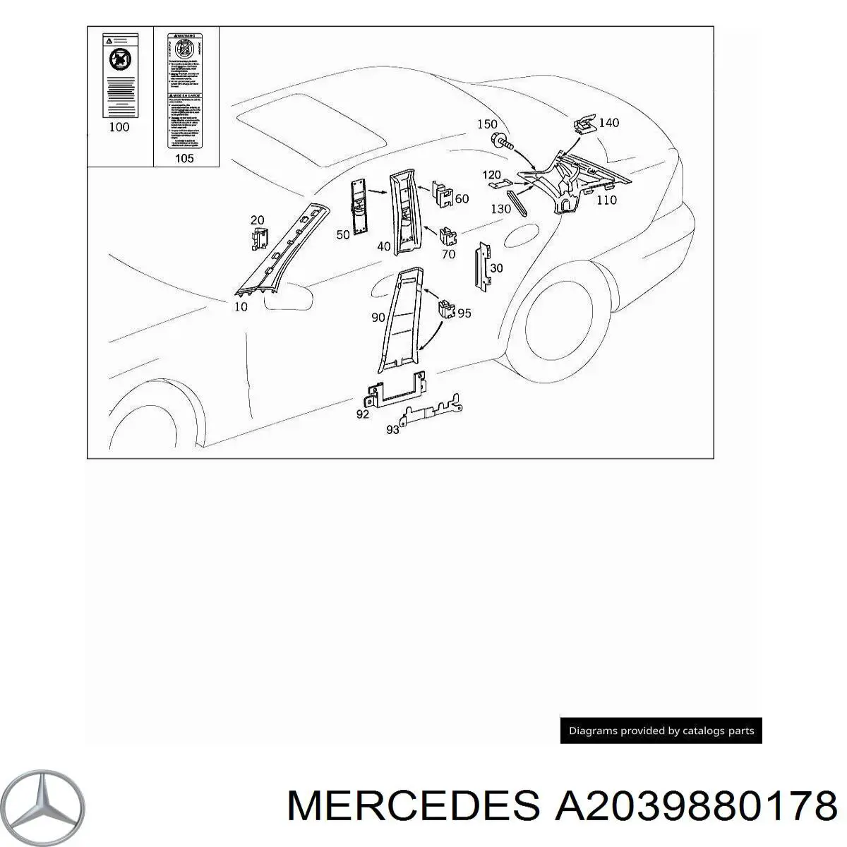  A2039880178 Mercedes