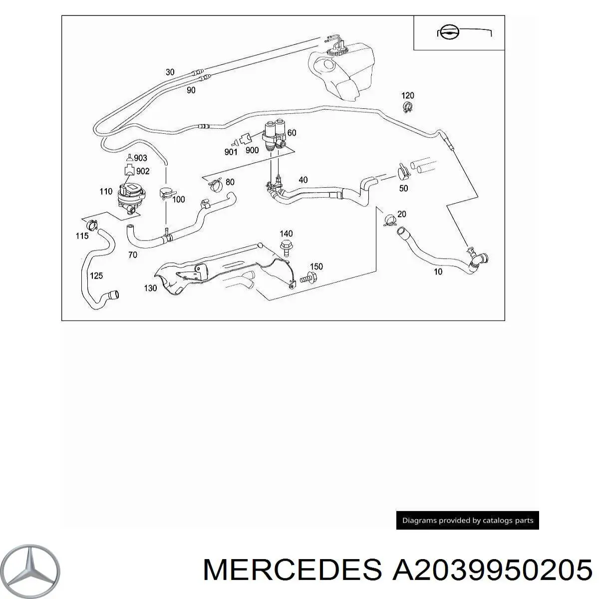 A2039950205 Mercedes 