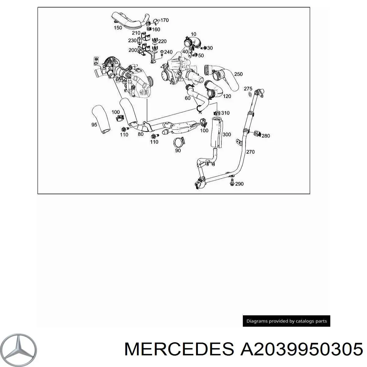 A2039950305 Mercedes 