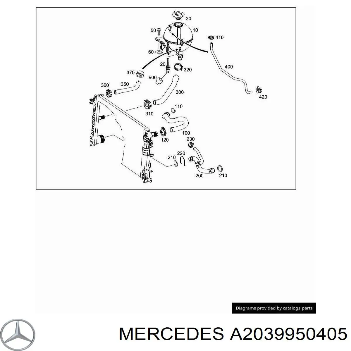 Купить A2039950405 Mercedes 