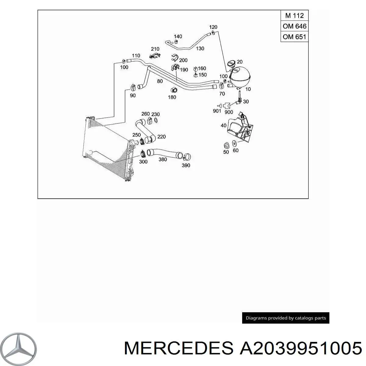  Mercedes A2039951005 цена, от 6.44 USD