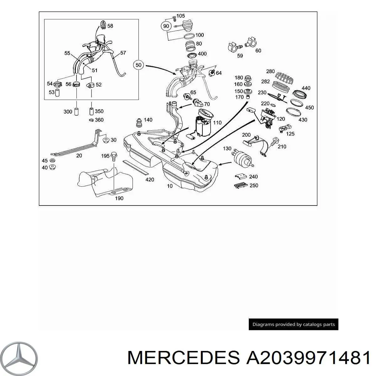  Mercedes A2039971481 цена, от 5.07 USD