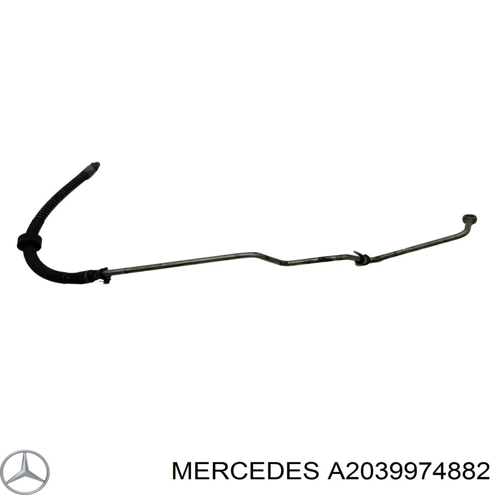 Шланг ГУР низкого давления, от рейки (механизма) к радиатору Mercedes A203997678264 цена, от 19.01 USD