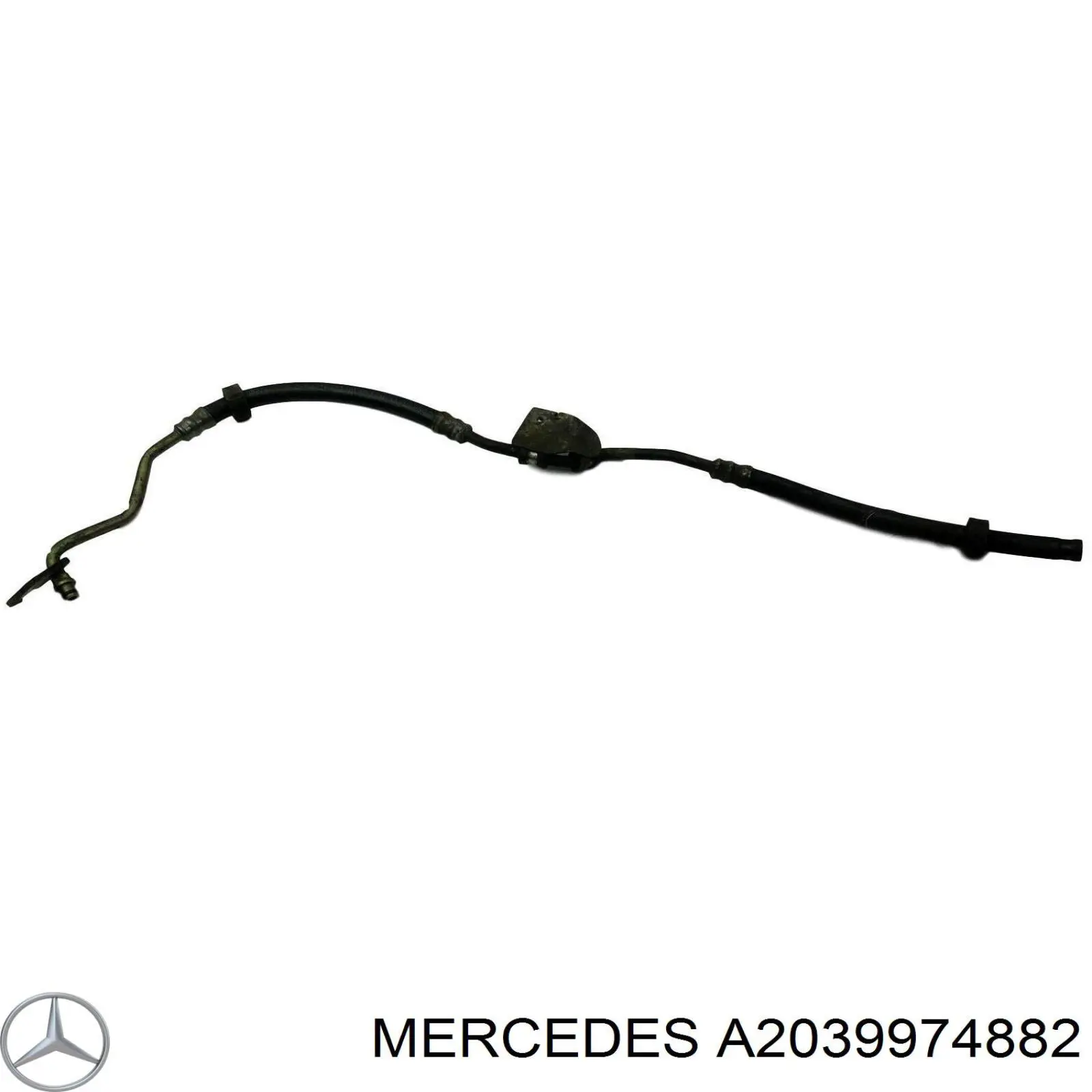 A203997678264 Mercedes Шланг ГУР низкого давления, от рейки (механизма) к радиатору