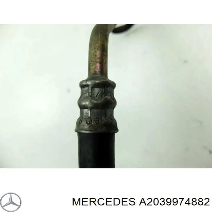 Шланг ГУР низкого давления, от рейки (механизма) к радиатору Mercedes A203997678264 цена, от 19.01 USD