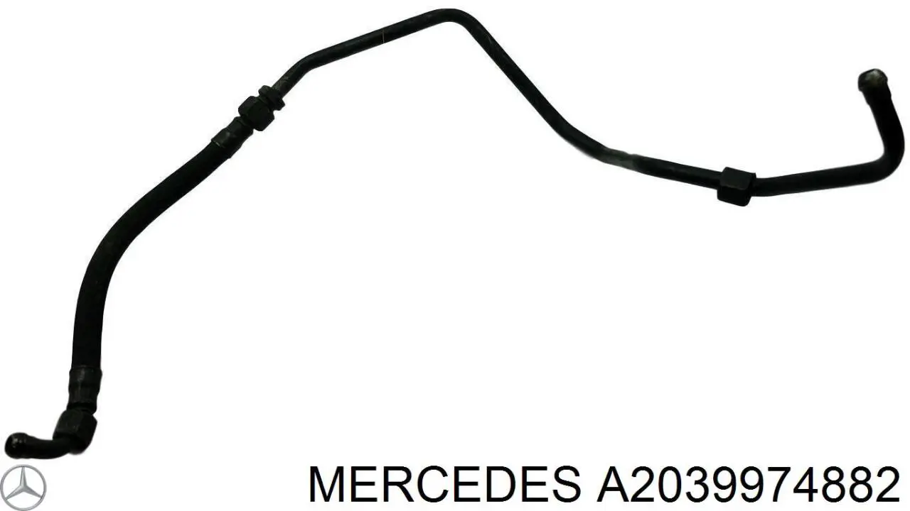 A203997678264 Mercedes Шланг ГУР низкого давления, от рейки (механизма) к радиатору