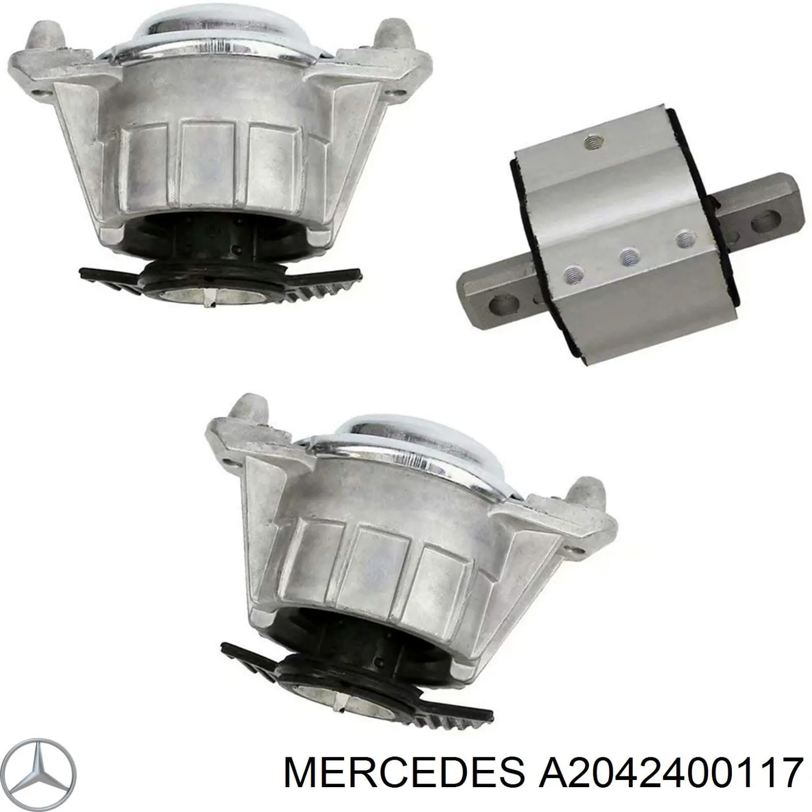 Подушка (опора) двигателя, левая/правая Mercedes A2042400117 цена, от 69.62 USD