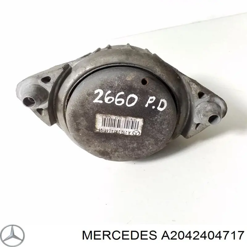 Правая подушка двигателя A2042404717 Mercedes