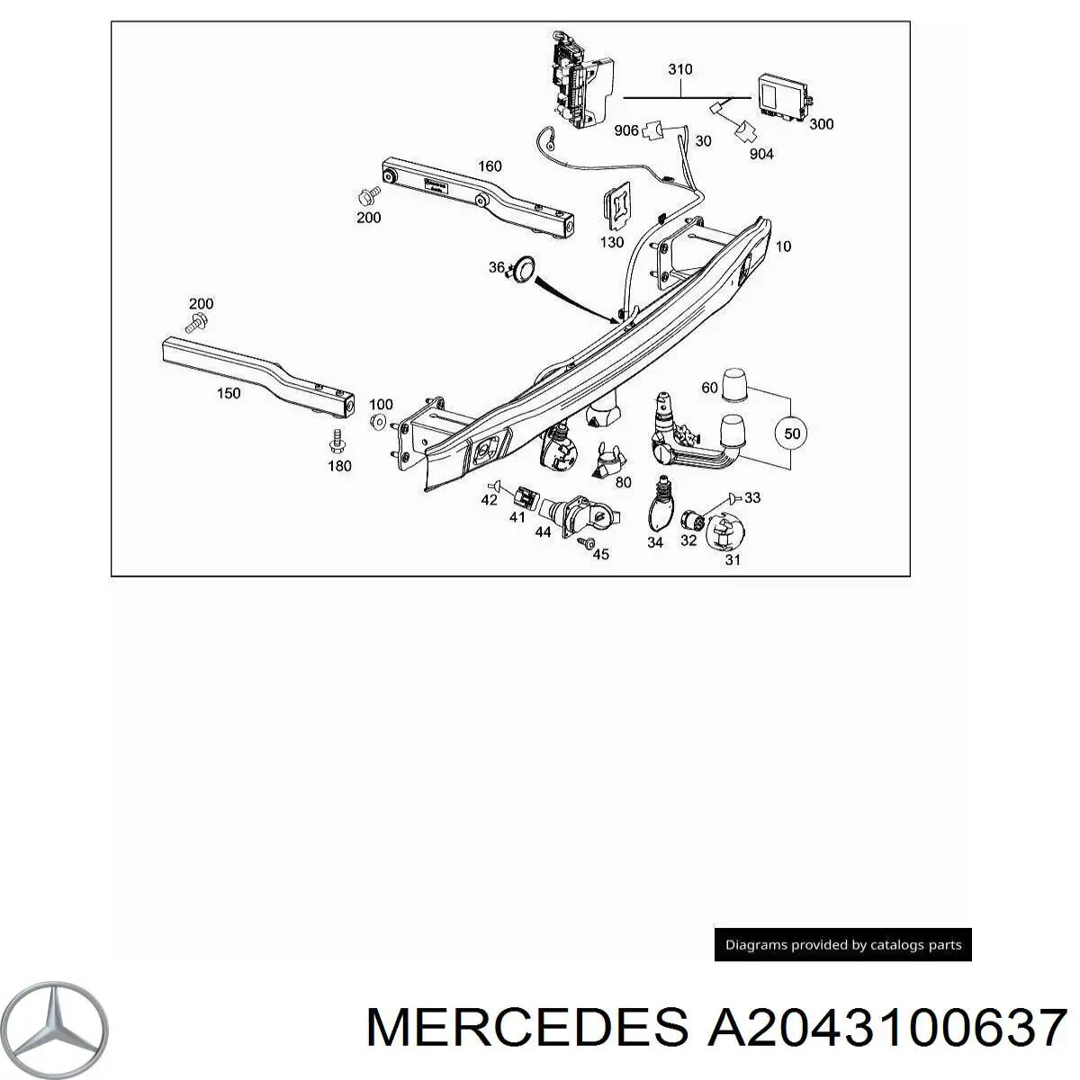  A2043100637 Mercedes