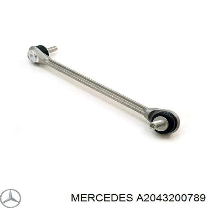A2043200789 Mercedes montante esquerdo de estabilizador dianteiro
