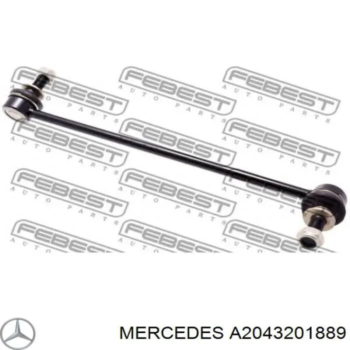 Купить A2043201889 Mercedes Солдатик стабилизатора, переднего, правый