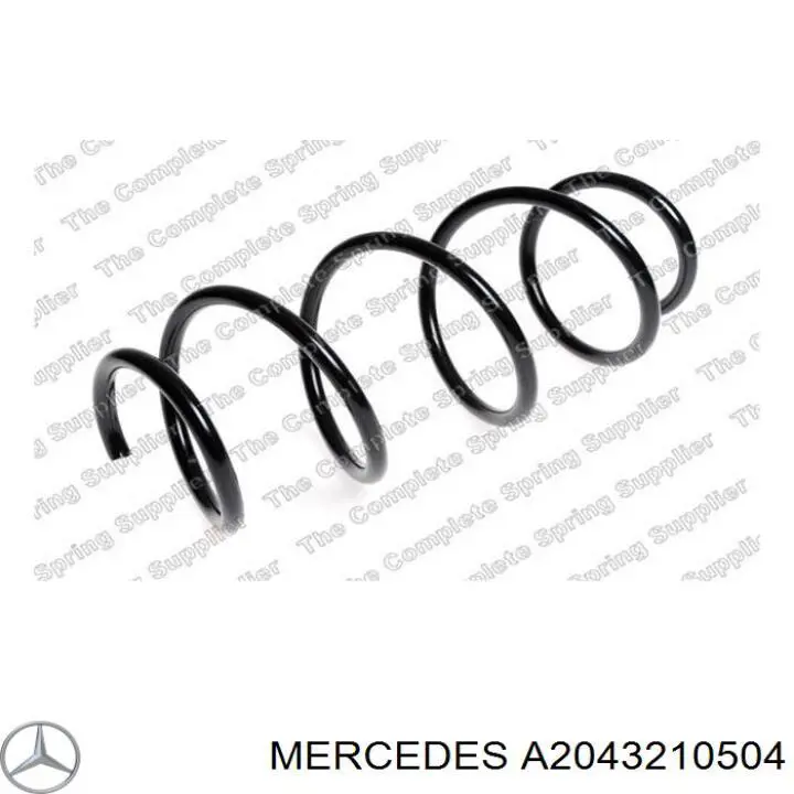 A2043210504 Mercedes пружина передняя