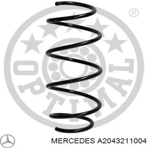 2043211004 Mercedes mola dianteira