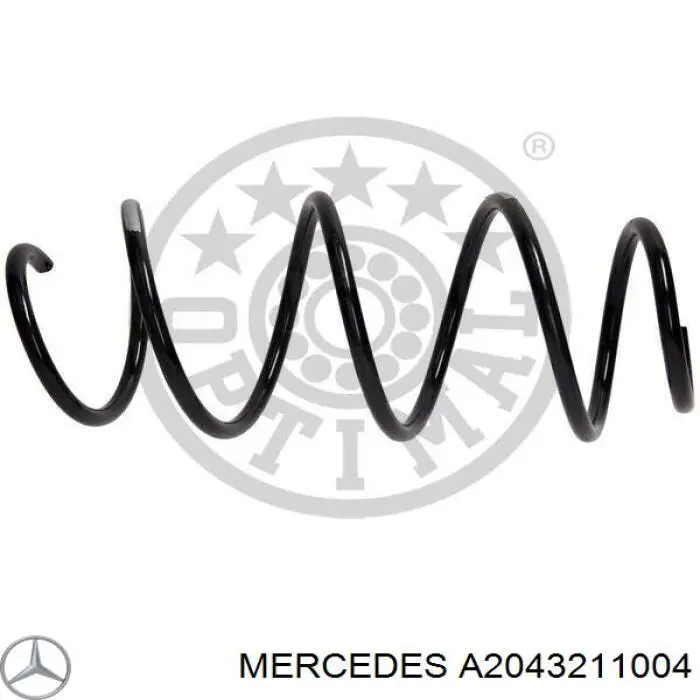 A2043211004 Mercedes Пружина передней подвески
