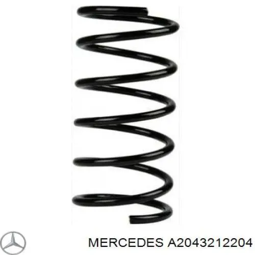 A2043212204 Mercedes пружина передняя