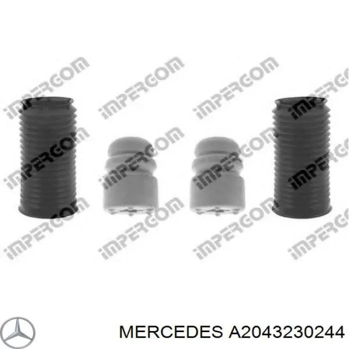 A2043230244 Mercedes pára-choque (grade de proteção de amortecedor dianteiro)