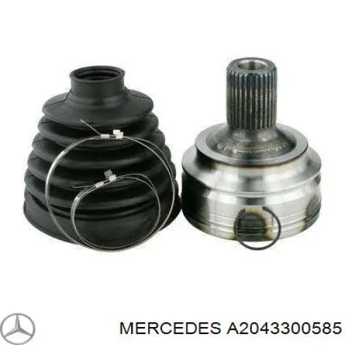 A2043300585 Mercedes bota de proteção externa de junta homocinética do semieixo dianteiro