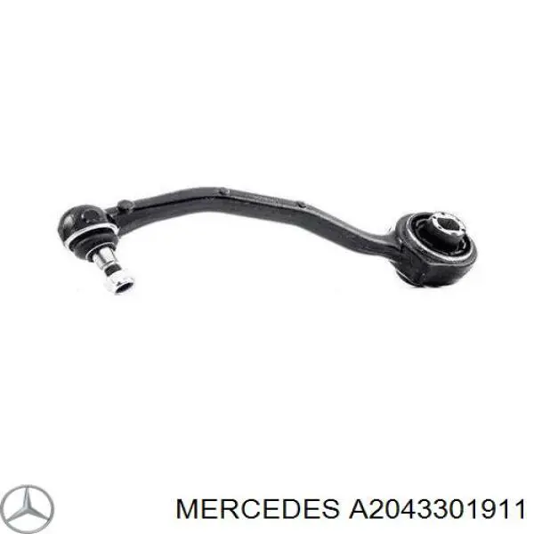 A2043301911 Mercedes braço oscilante inferior esquerdo de suspensão dianteira