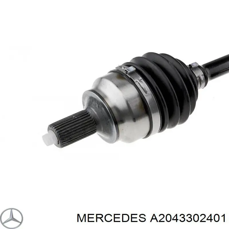 A204330130080 Mercedes semieixo (acionador dianteiro esquerdo)