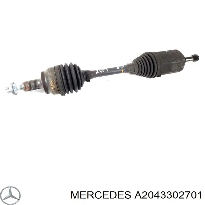 A2043302701 Mercedes полуось (привод передняя правая)