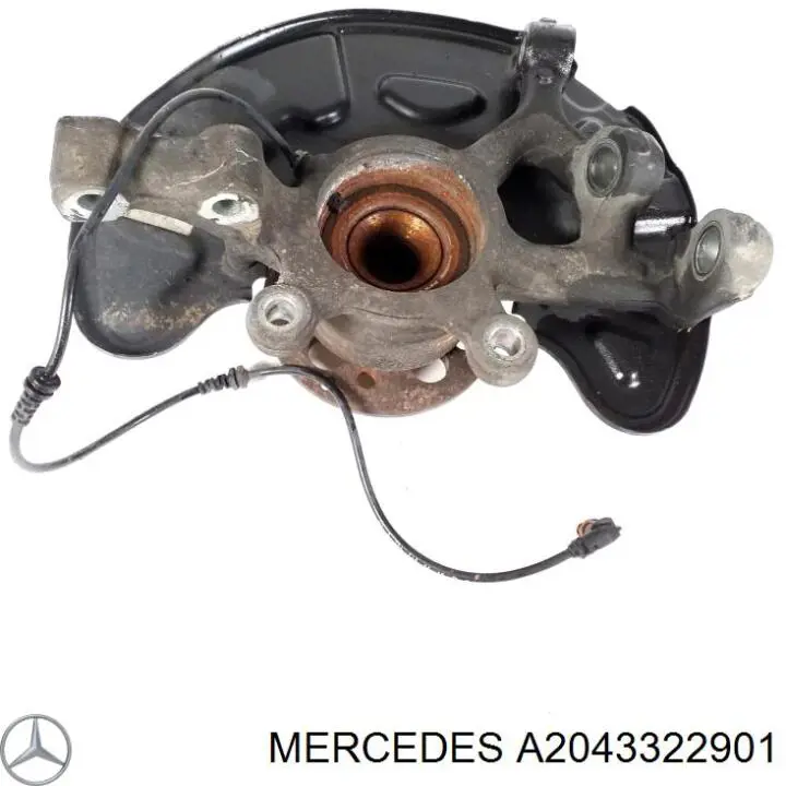 Купить A2043322901 Mercedes Цапфа поворотная левая