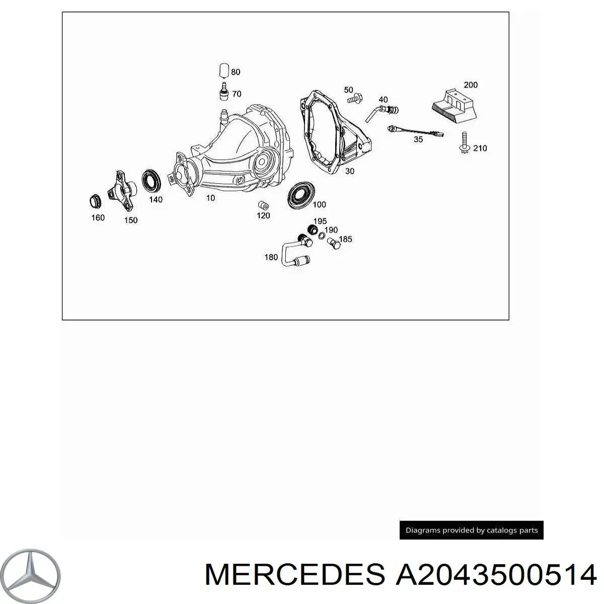  A2043500514 Mercedes