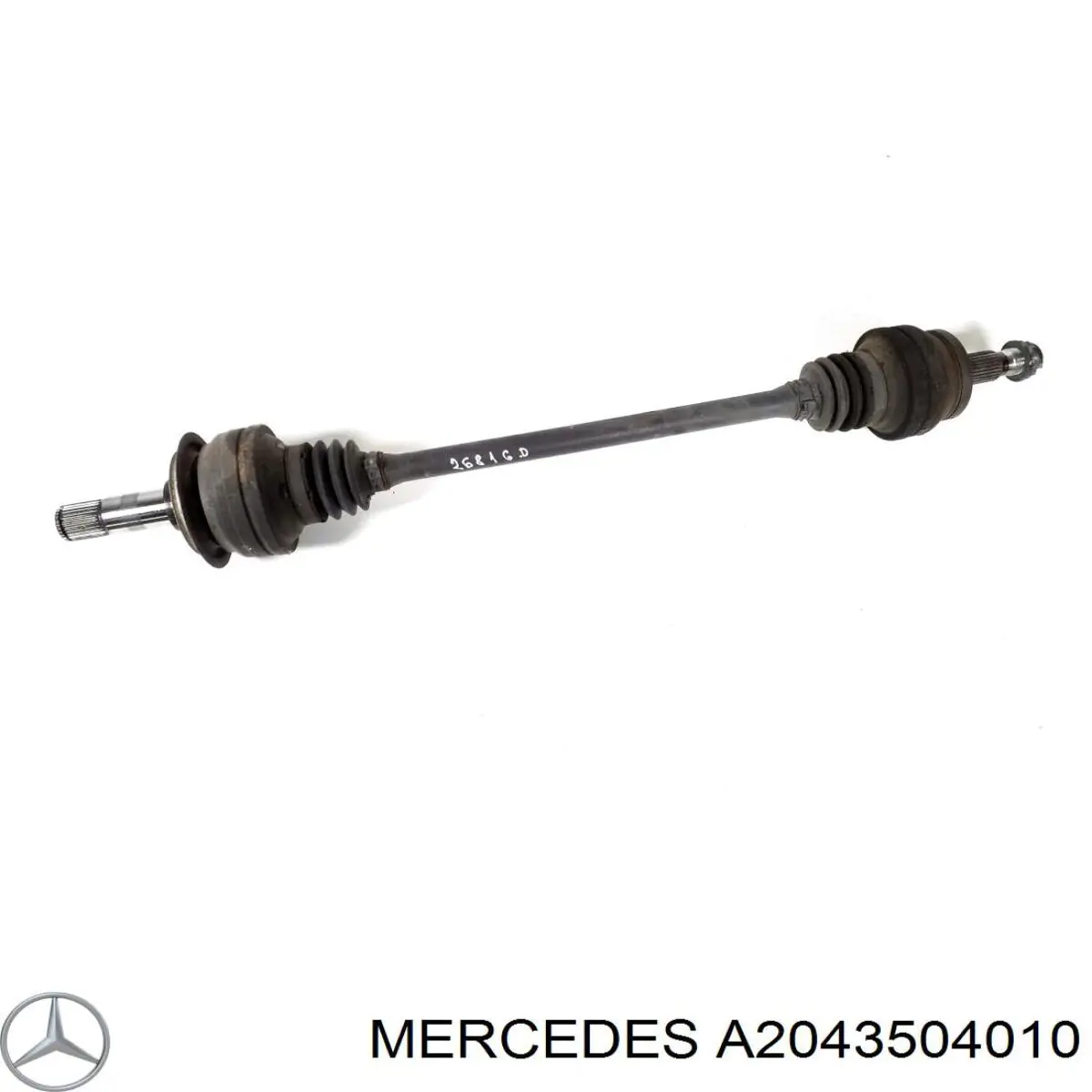 2043504010 Mercedes Полуось задняя левая