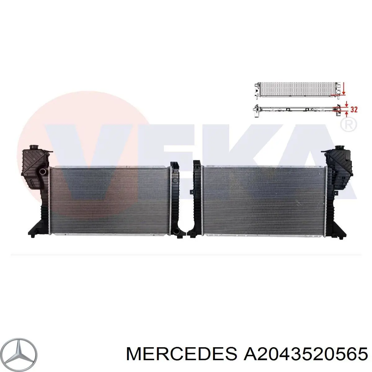 Полиуретановый сайлентблок заднего нижнего рычага Mercedes A2043520565 цена, от 7.05 USD
