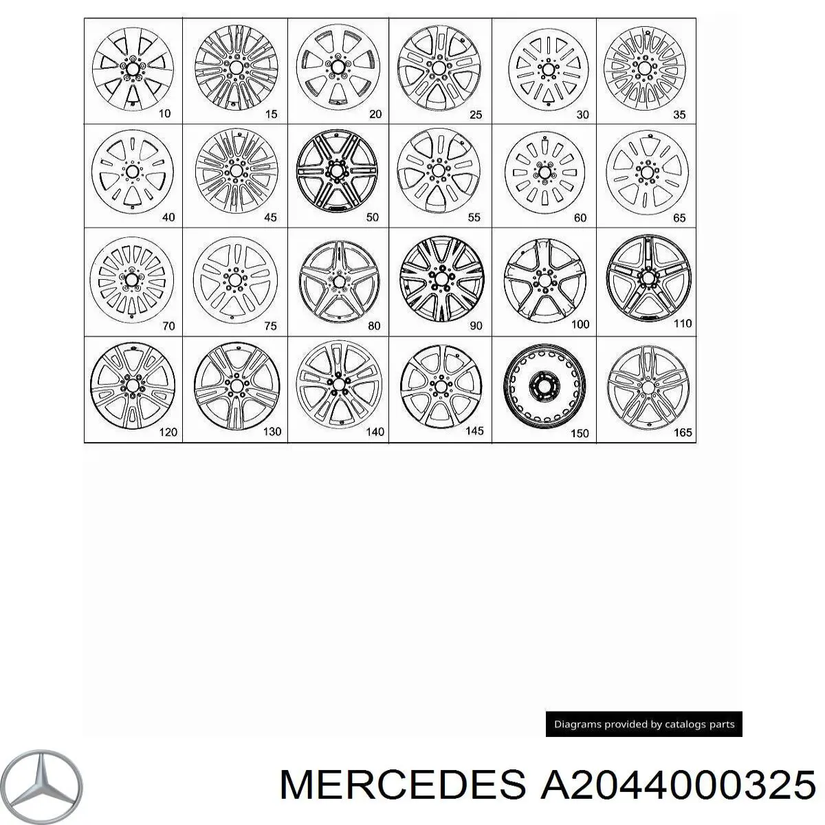 A2044000325 Mercedes 