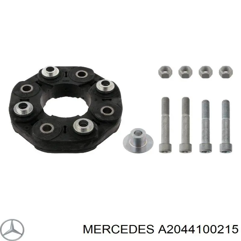 A2044100215 Mercedes муфта кардана эластичная передняя