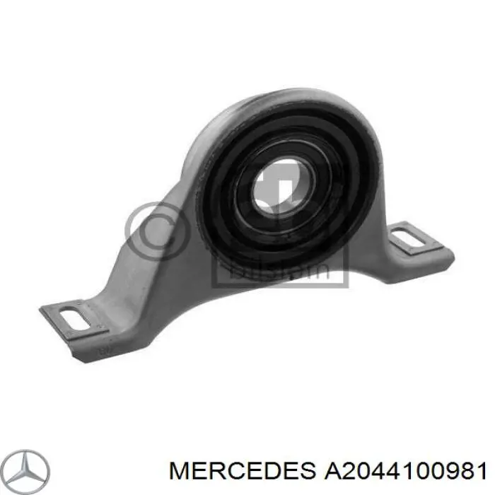 A2044100981 Mercedes подвесной подшипник карданного вала задний