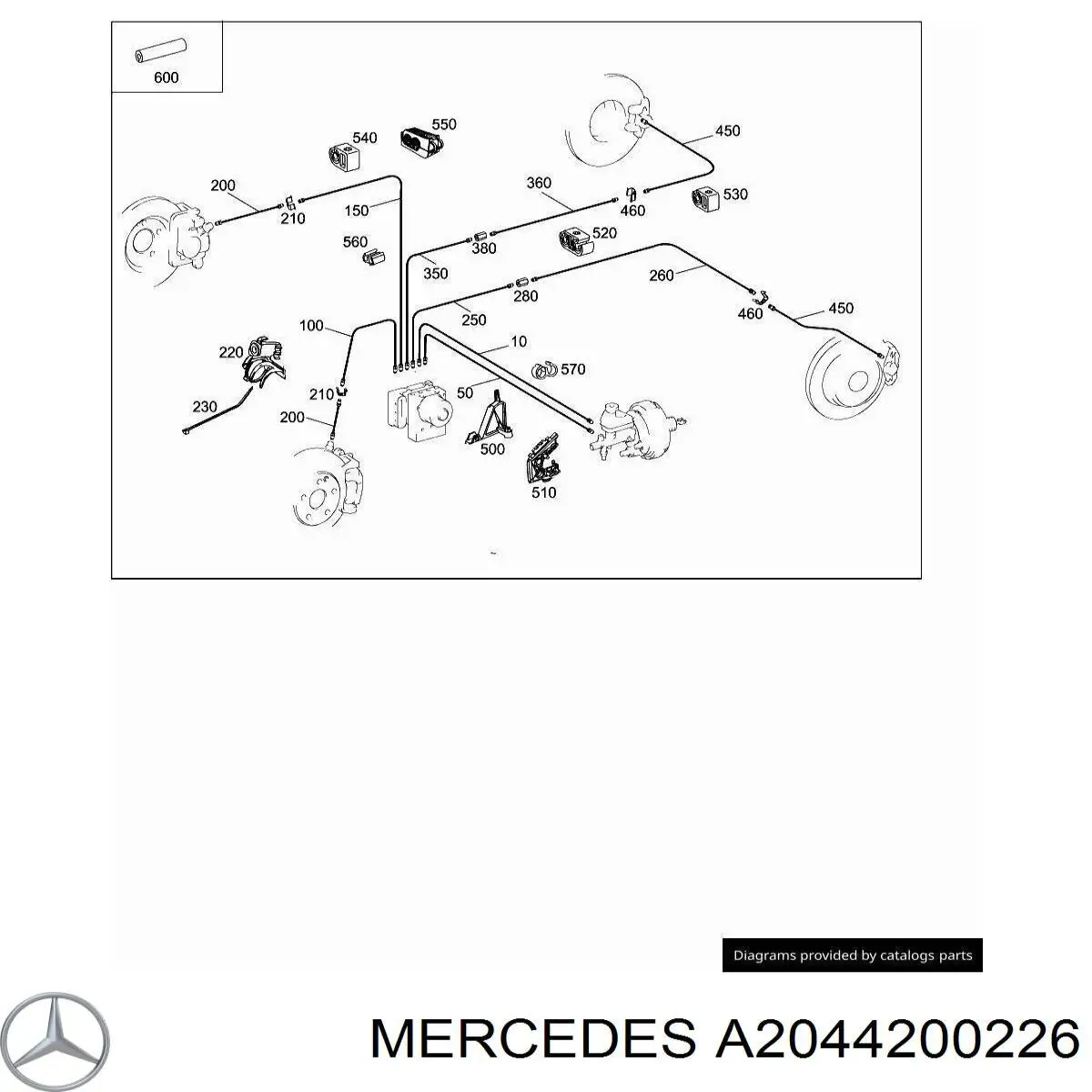  A2044200226 Mercedes