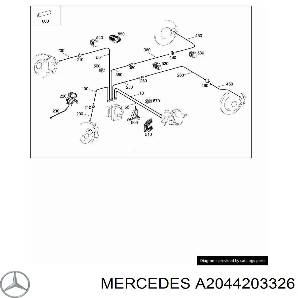 A2044203326 Mercedes 