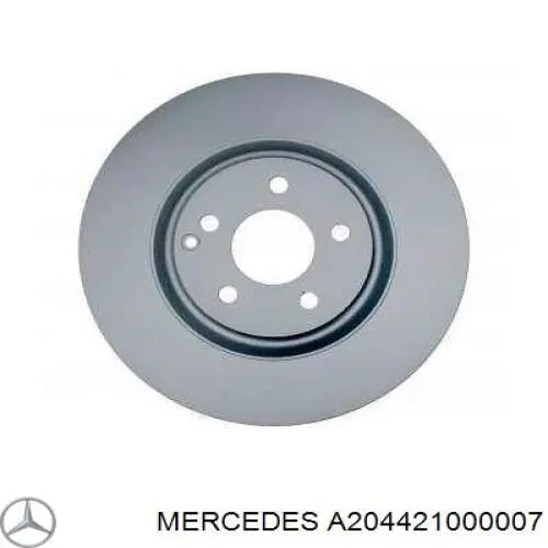 A204421000007 Mercedes Диск тормозной передний