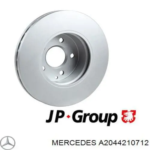 Передние тормозные диски A2044210712 Mercedes