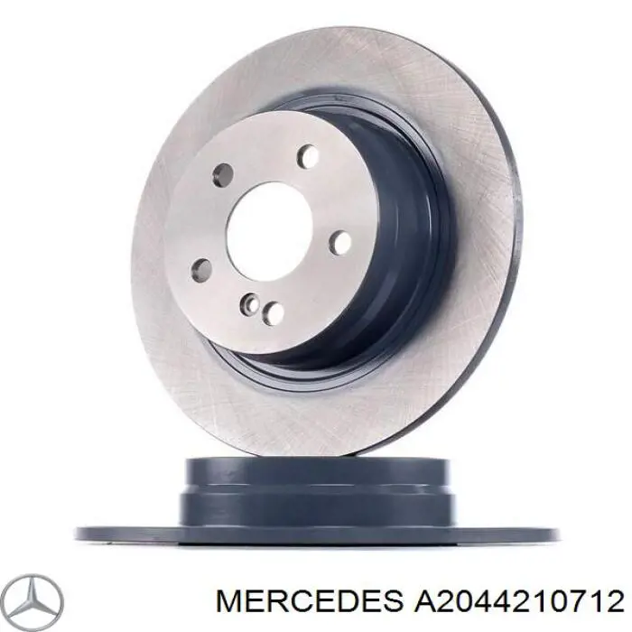 Передний тормозной диск Mercedes A2044210712