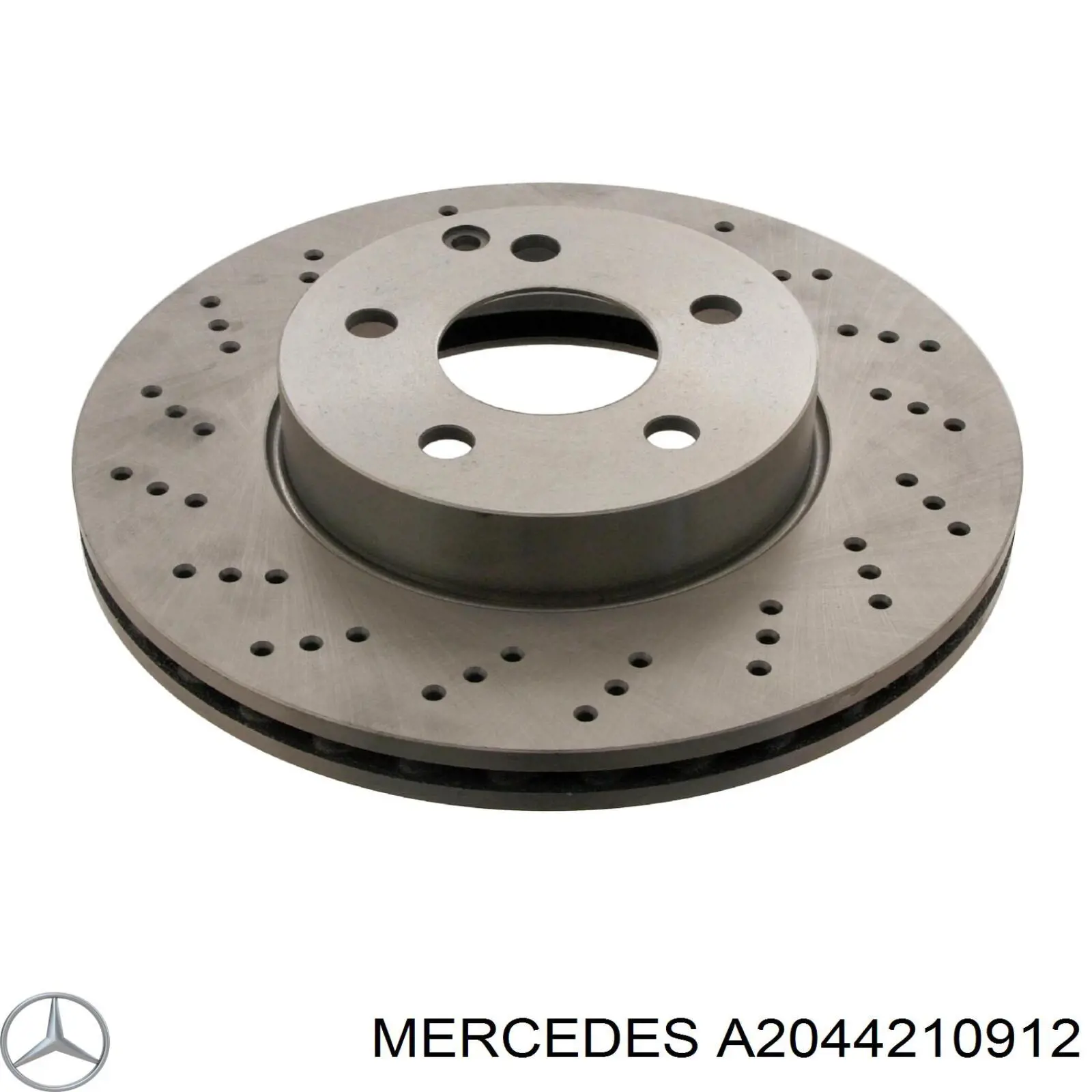Купить A2044210912 Mercedes Ротор тормозной