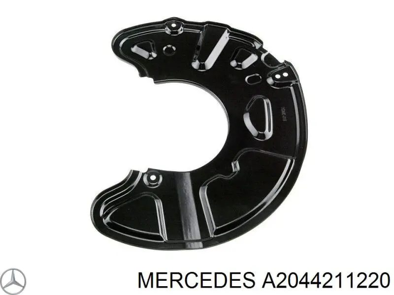 Proteção do freio de disco dianteiro direito para Mercedes C (W204)