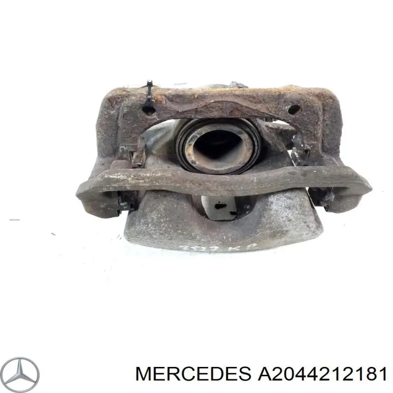 Купить A2044212181 Mercedes Суппорт тормозной передний левый