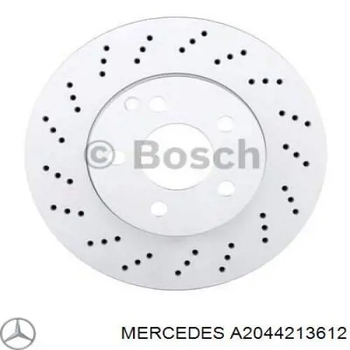 A2044213612 Mercedes диск тормозной передний