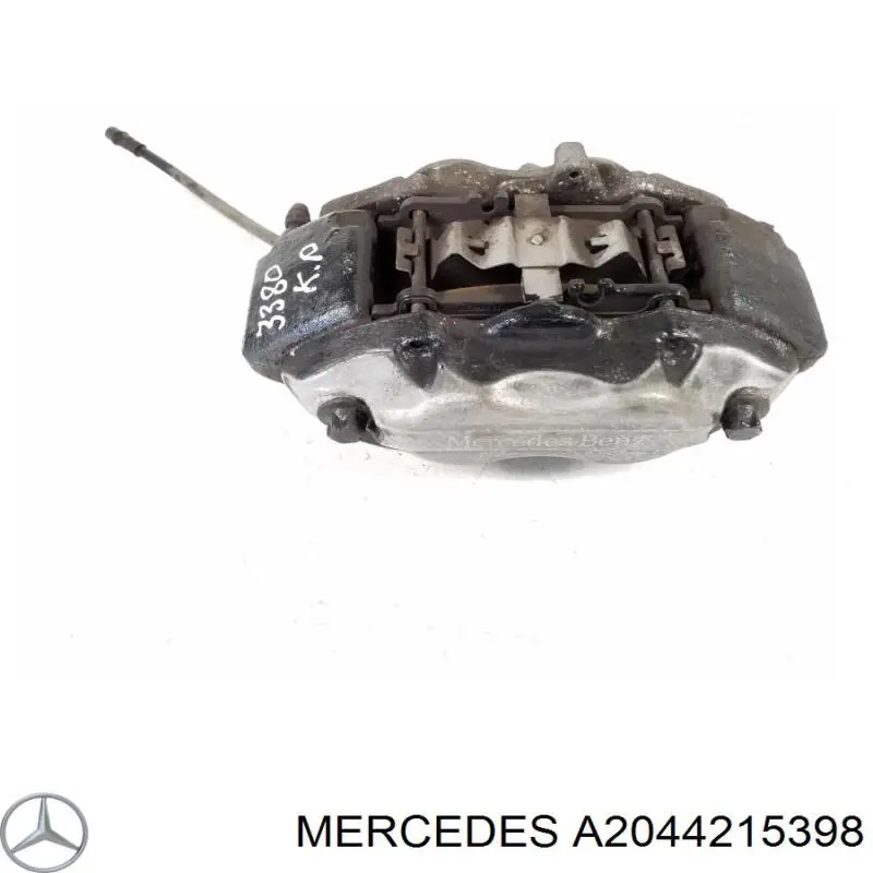Купить A2044215398 Mercedes Суппорт тормозной передний левый