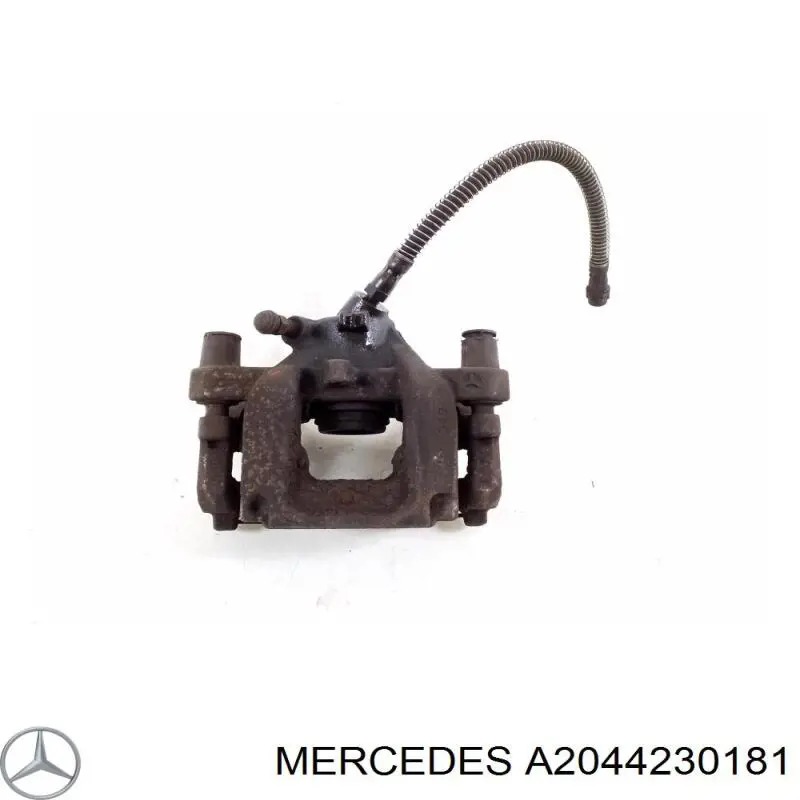 A2044230181 Mercedes суппорт тормозной задний левый