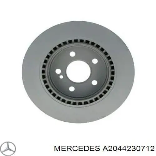 Тормозные диски A2044230712 Mercedes