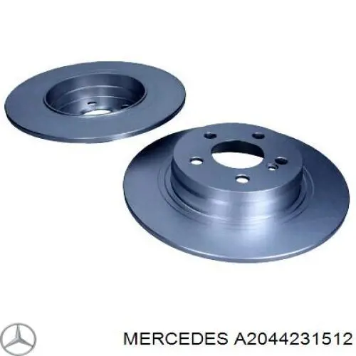 Задний дисковый тормоз Mercedes A2044231512